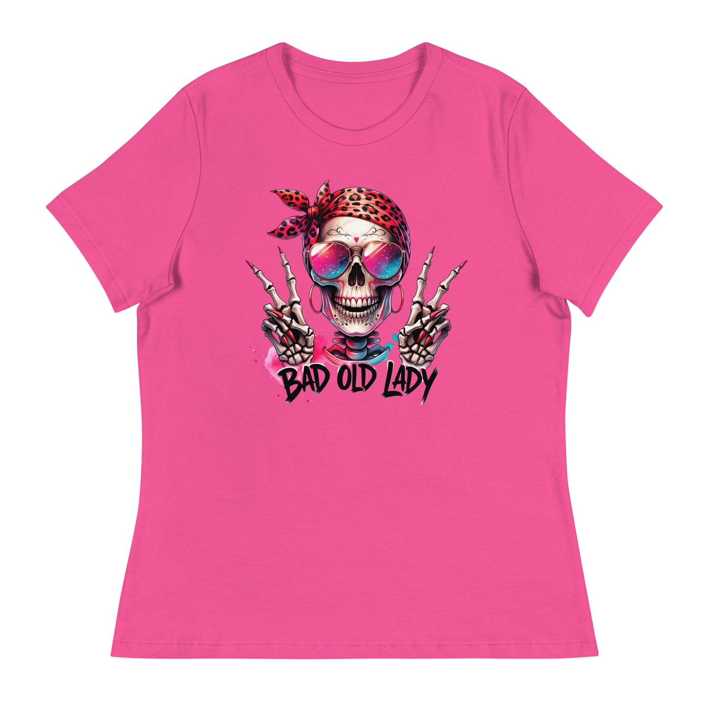Hipster Bad Old Lady Women's Relaxed T-Shirt