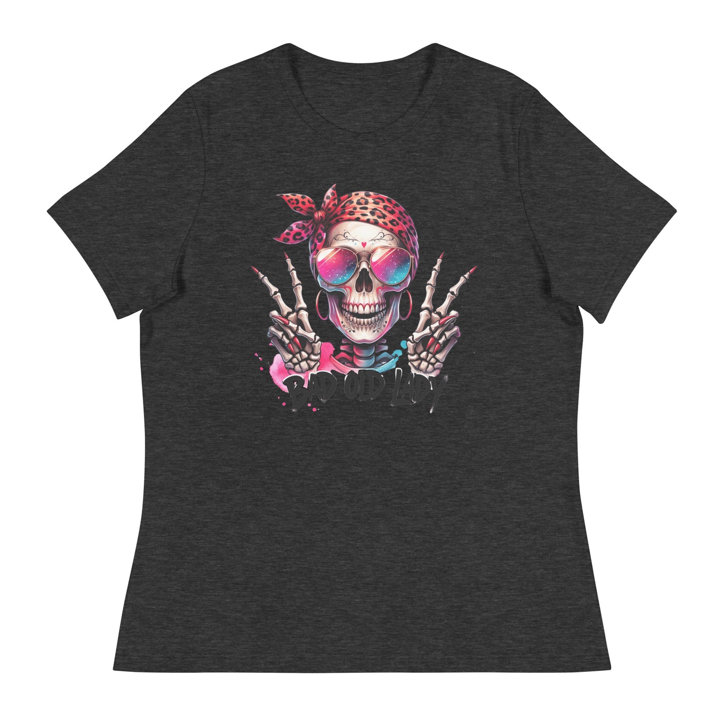 Hipster Bad Old Lady Women's Relaxed T-Shirt