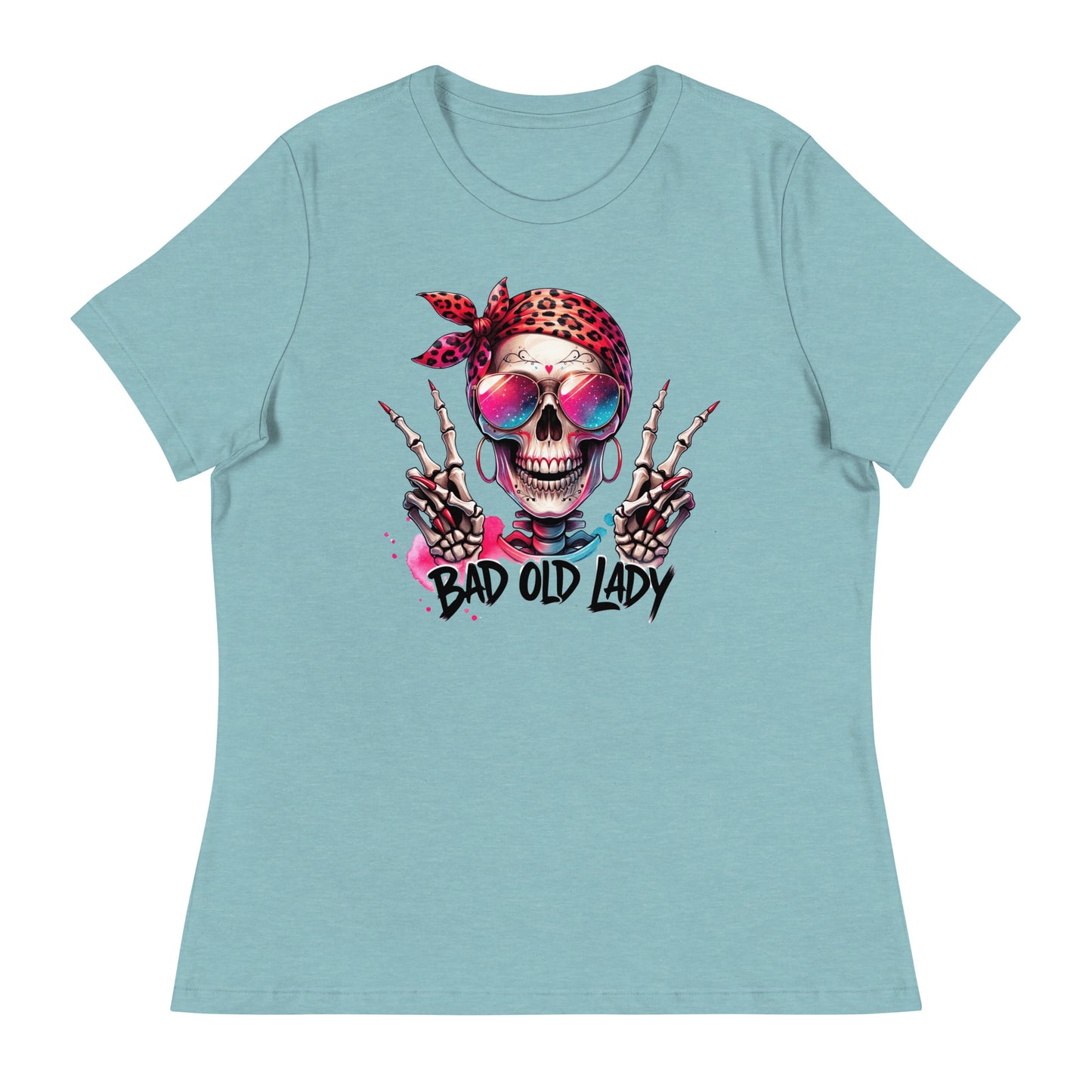 Hipster Bad Old Lady Women's Relaxed T-Shirt