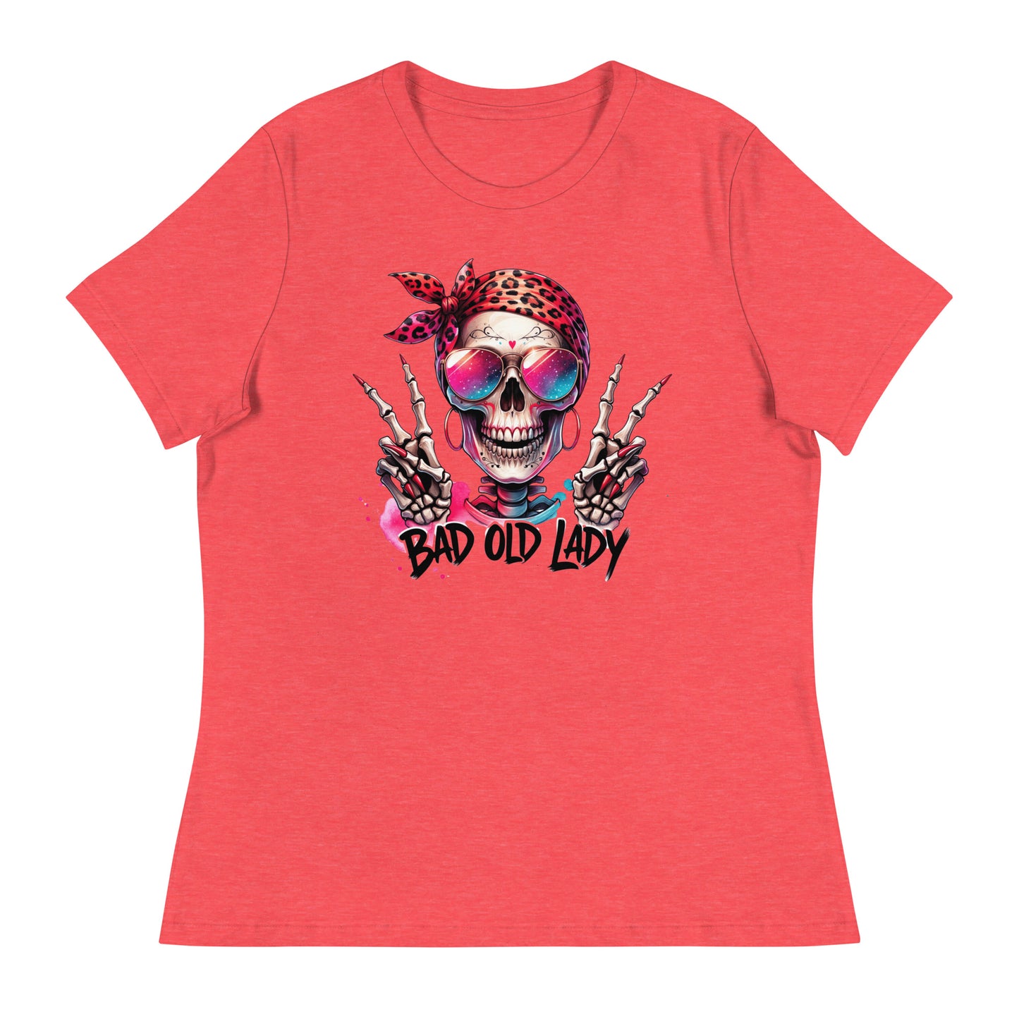 Hipster Bad Old Lady Women's Relaxed T-Shirt